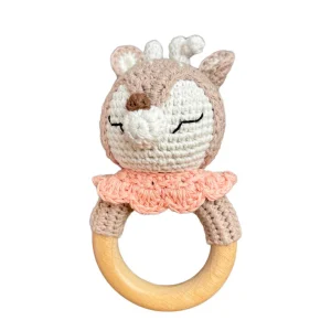 Hochet Bois Et Crochet Chevreuil Mia