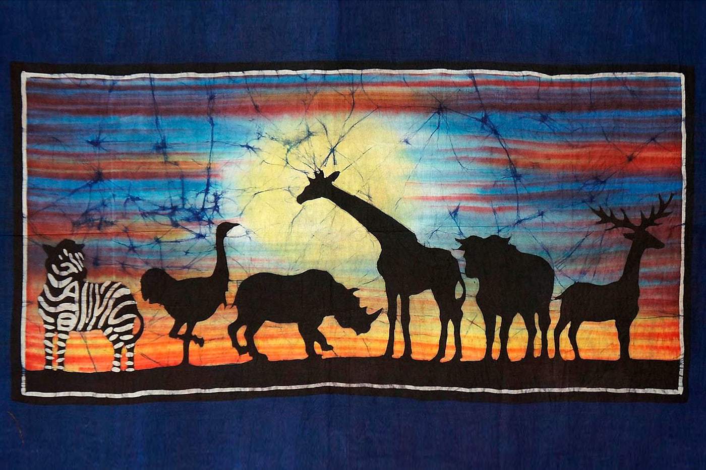 Batik africain : les animaux de la brousse – Image 2