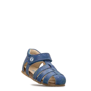 Alby calf printed - Bleu - #48A-01