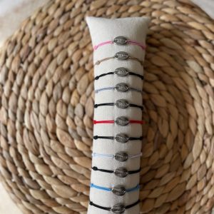 Bracelet coquillage argenté