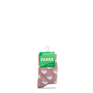 Bas en bambou coeur - Rose - #97B-28