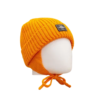 Tuque en tricot 2 14y - Orange - #97D-149