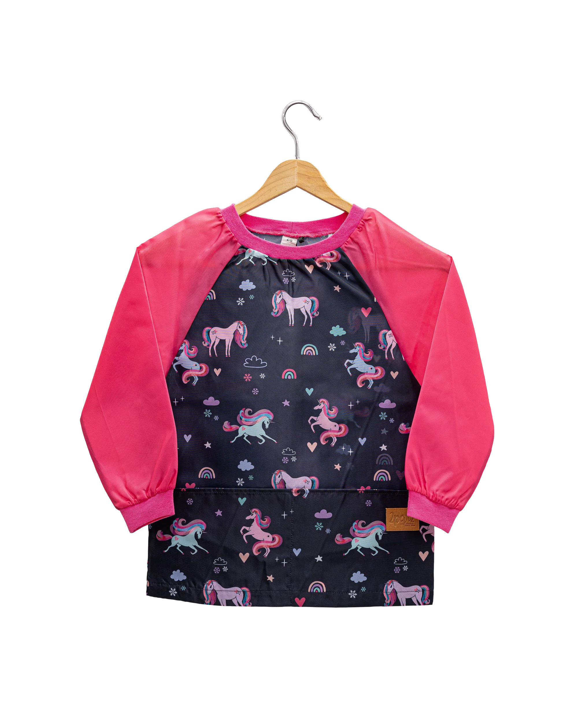 Apron - Navy/pink - #97V-04