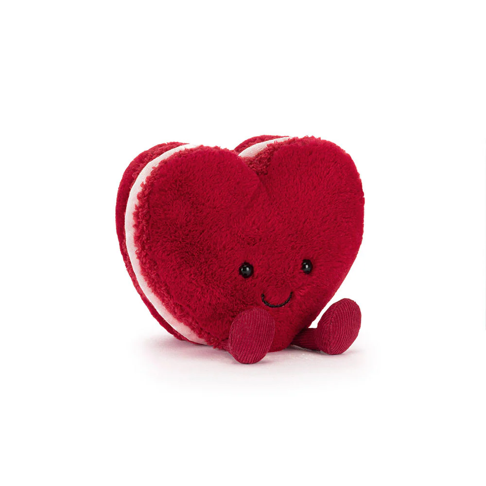 Amuseables Arlette Heart Macaron (Rouge)