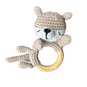 Hochet Bois Et Crochet Cuty Bear