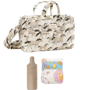 Accessoires poupées / Sac à langer Chevauchée Sauvage et ses accessoires