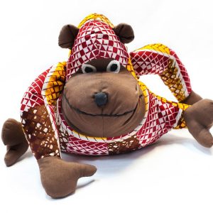 Gorille en tissu africain : King Kong