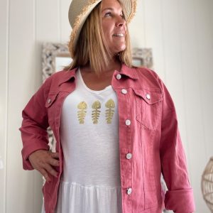 Blouson Felicie rose