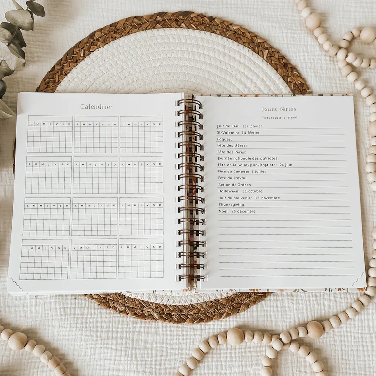 Agenda Floral Foncé – Image 8