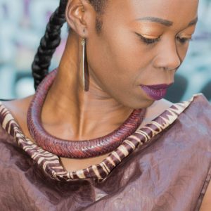 Collier en cuir tressé du Mali « Magie Dogon »