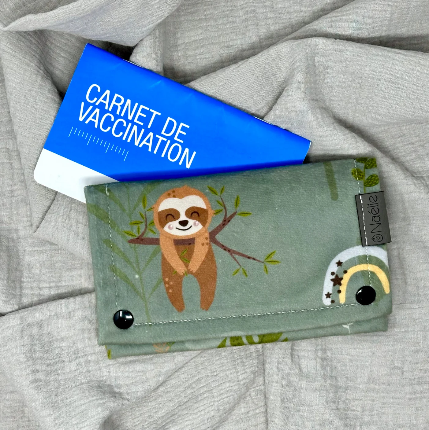 Protège Carnet Paresseux – Image 2