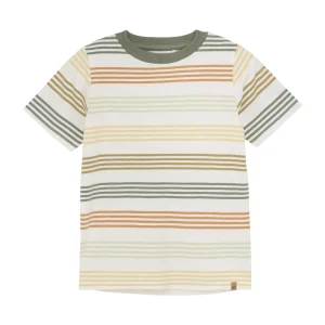 T-Shirt Blanc À Rayures Sea Spray