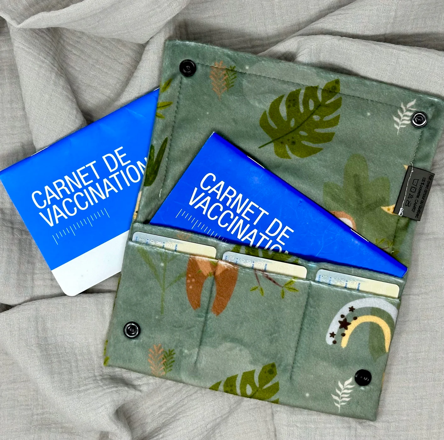 Protège Carnet Paresseux – Image 3