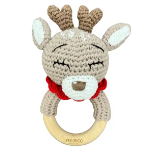 Hochet Bois Et Crochet Cute Dear