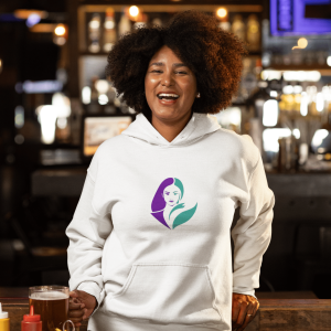 Hoodie dessin féminin