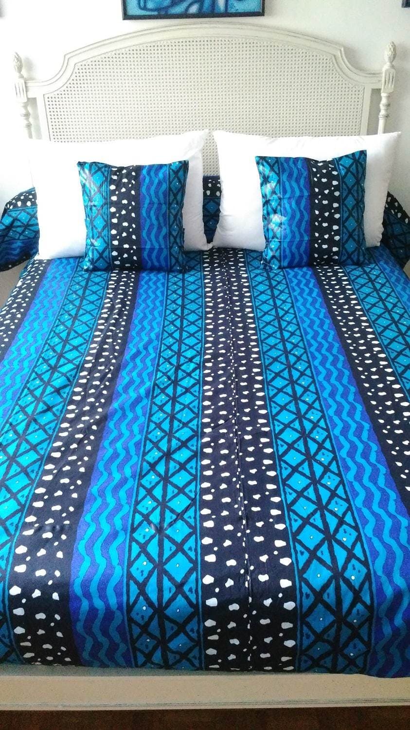 Housse de couette en tissu africain wax – Image 5