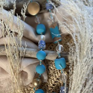 Sautoir Laurène bleu