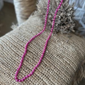 Sautoir Lucie fushia