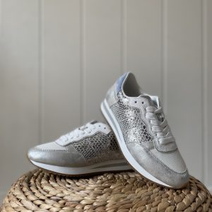 Basket california blanc bleu