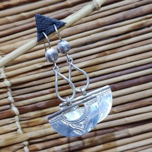 Boucles d’oreilles ethniques touareg : Éventail