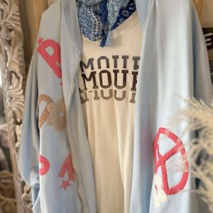 Bombers bleu ciel taille unique 46/52