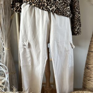 Pantalon cargo beige 48/54