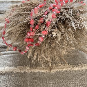 Sautoir Ophélie corail