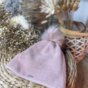 Bonnet X’elles Rose poudré
