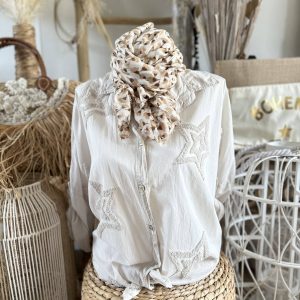 Chemise d’Etoiles beige