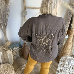 Chemise Rock choco