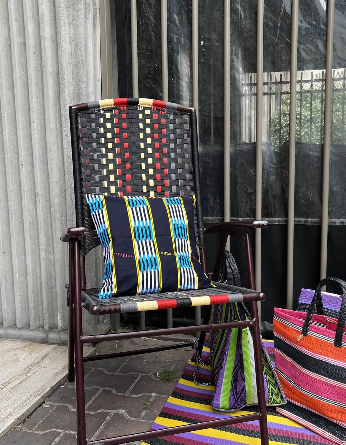 Housse de coussin en tissu africain Wax – Image 9