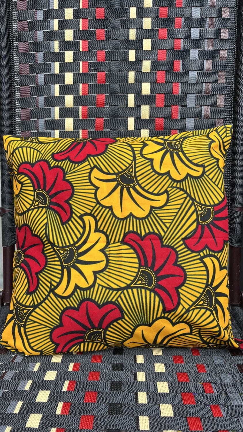 Housse de coussin en tissu africain Wax – Image 5