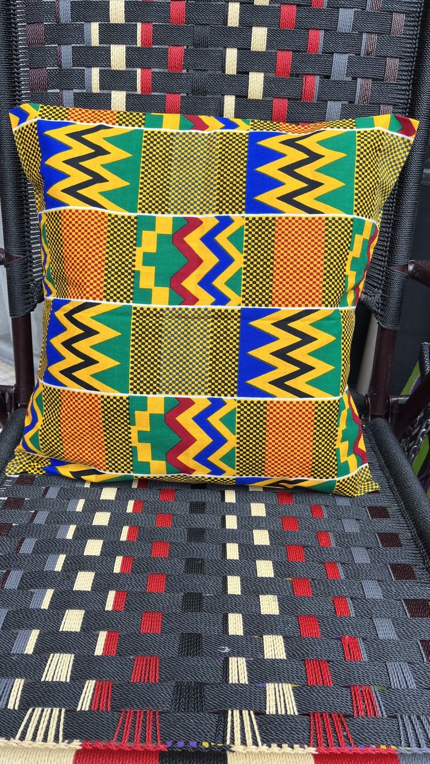 Housse de coussin en tissu africain Wax – Image 8