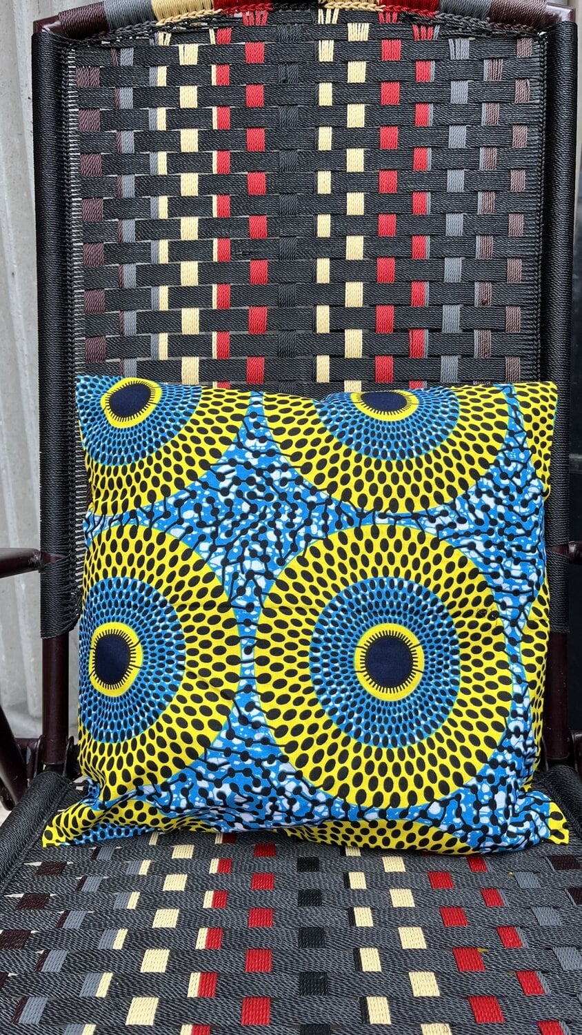 Housse de coussin en tissu africain Wax – Image 3