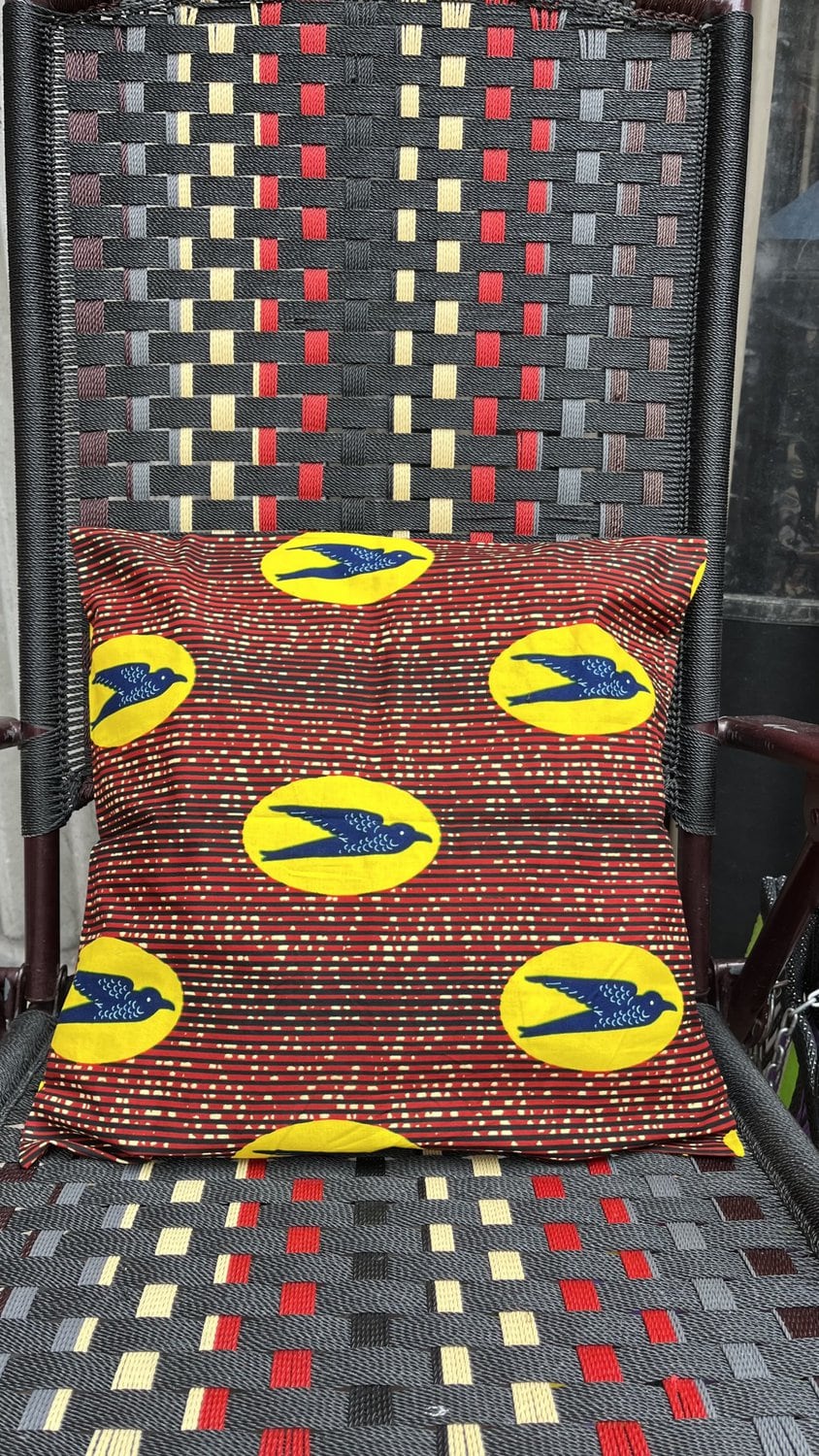 Housse de coussin en tissu africain Wax – Image 4