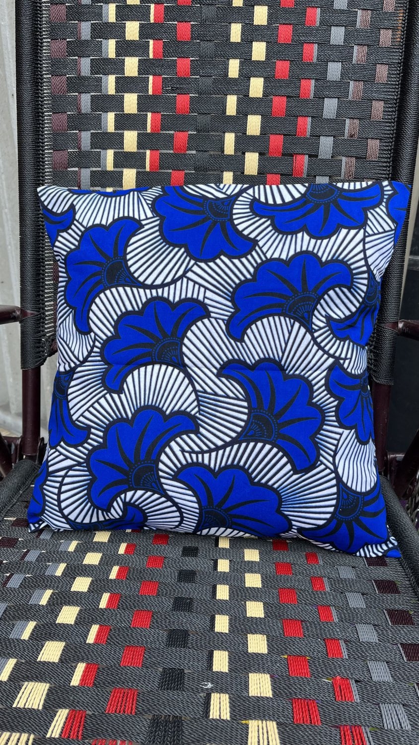 Housse de coussin en tissu africain Wax – Image 7