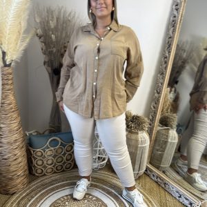 Chemise Rock caramel