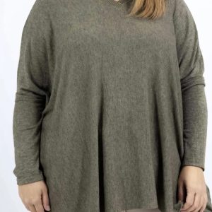 Pull kaki Taille unique 50/58