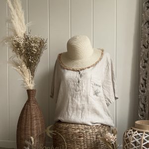 Tunique Lin beige