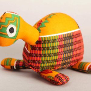 Tortue en tissu africain : Betty
