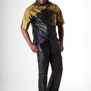 Chemise Africaine homme en bazin