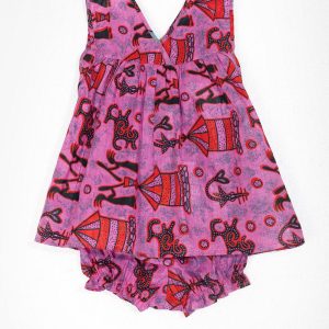 Ensemble Bébé Fille en tissu africain « Betty »