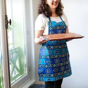 Tablier de cuisine africain en wax