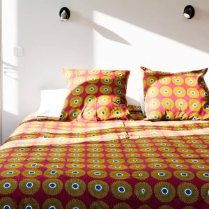Housse de couette en tissu africain wax