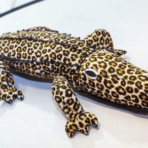 Crocodile en tissu africain «Ally»