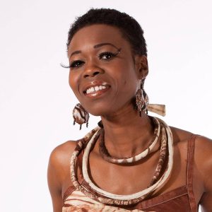 Boucles d&rsquo;oreilles en tissu africain : talisman