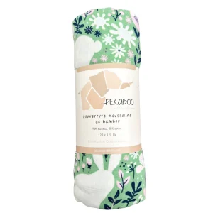 Mousseline Bambou Lapins Printaniers