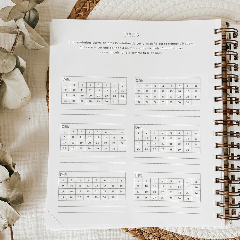 Agenda Floral Foncé – Image 9