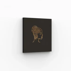 Portrait style futuriste