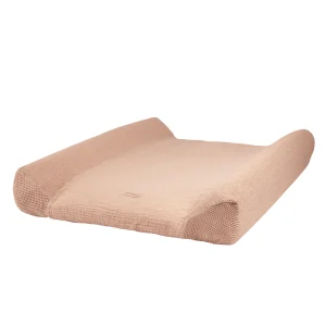 Housse de matelas à langer en gaze / Powder Pink